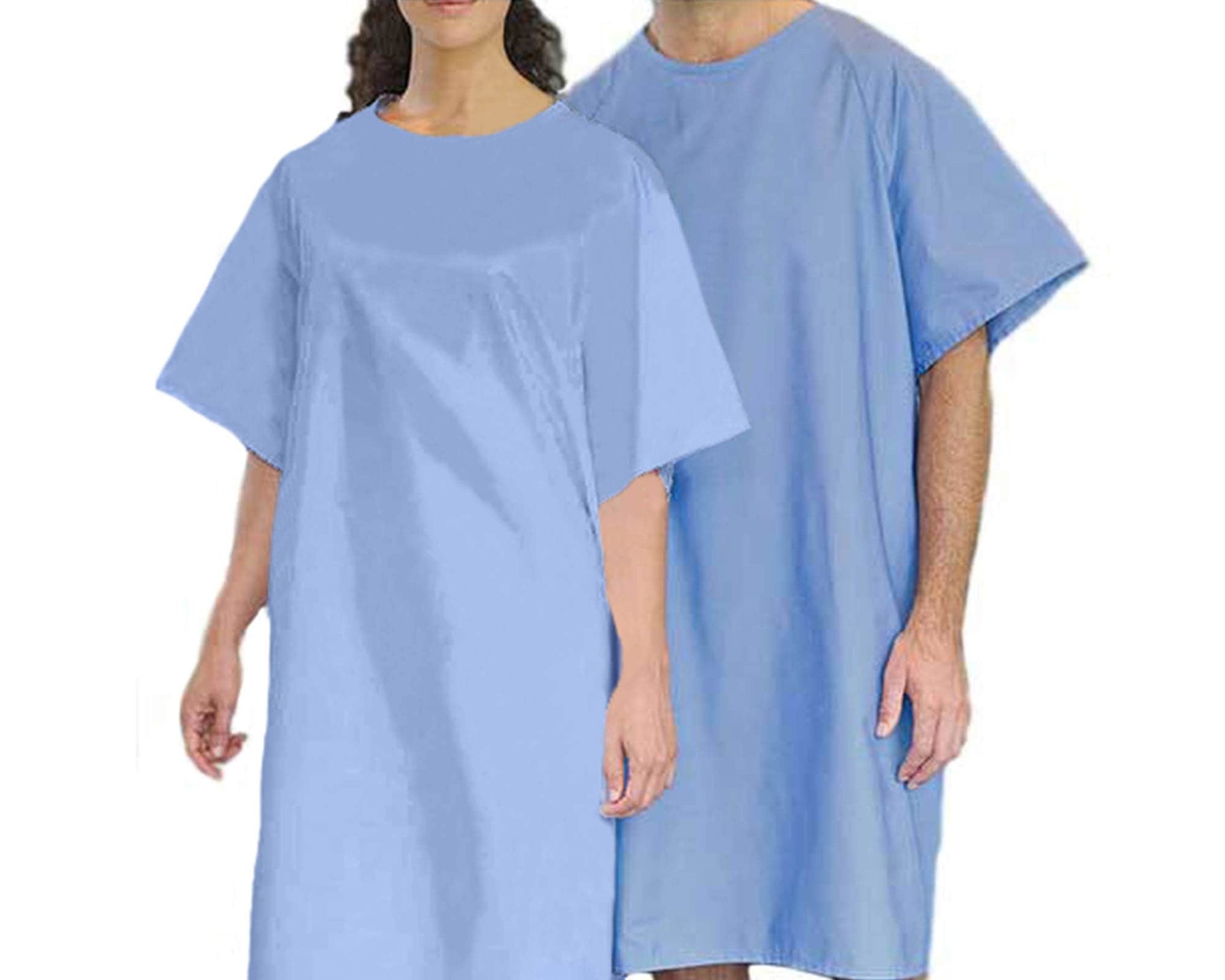 Blue Patient Gowns - Maple Shield Uniforms